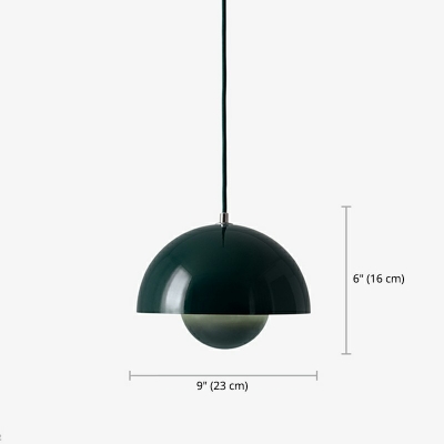 Minimalist Design Style Hanging Lamp 1-Light Dining Room Metal Hanging Lights