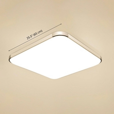 Modern Style LED Flush Light Metal Acrylic Geometric Ceiling Light for Office