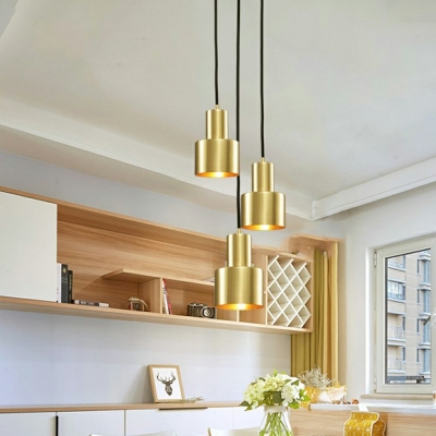 Nordic Style LED Pendant Light Postmodern Style Platting Metal Hanging Light for Bedside