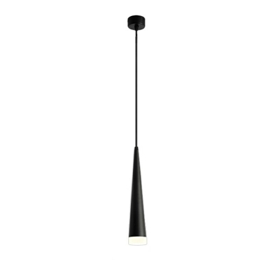 Single Light Hanging Pendant Lights Acrylic Minimalist Style Linear Pendant Lamp