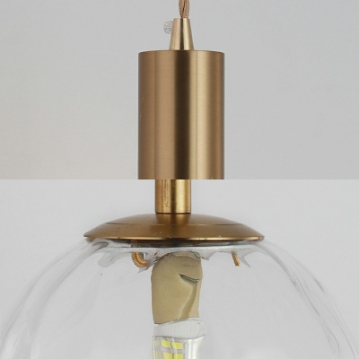 Sphere Bedside Wall Hanging Lamp Glass Single Head Minimalist Wall Mount Light Fixture