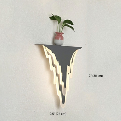 Wall Sconce Light Creative Modern Contracted Metal and Acrylic Shade Wall Light for Kitchen