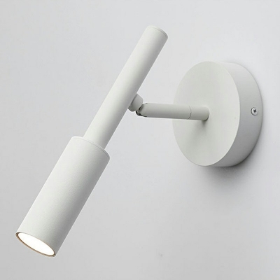 Armed Sconce Light Fixture Modern Contracted Dimmable Metal Shade Wall Mount Light for Living Room