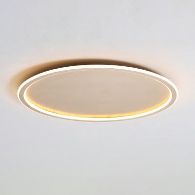 Minimalist Geometry Metal Flush Mount Light for Hall Bedroom and Kitchen