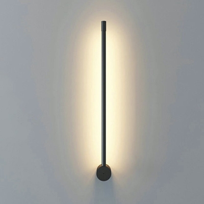 Modern Style Simple Linear  Wall Lamp Metal 1 Light Wall Lamp for Bedroom
