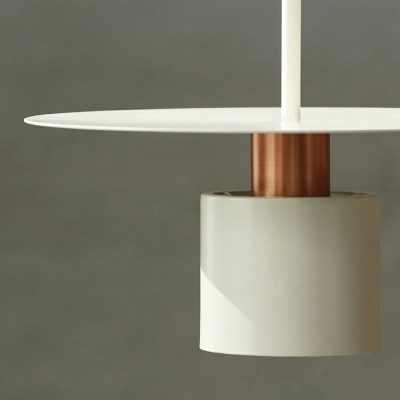 Modern Style Simple Pendant Light Metal 1 Light Hanging Lamp for Restaurant