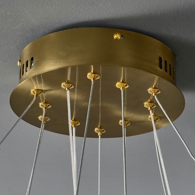 Postmodern Style Hanging Lights Crystal Chandelier for Hotel Lobby Living Room Bedroom