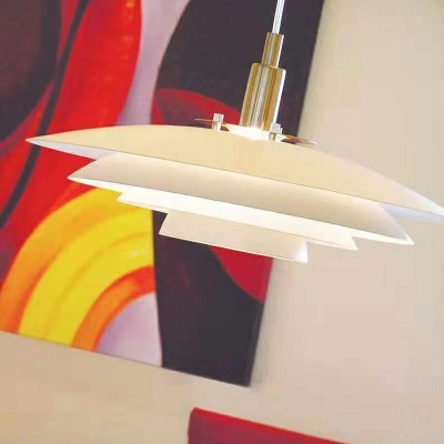 Postmodern Style Metal Pendant Light Multi Tiers Hanging Light for Living Room Dinning Room