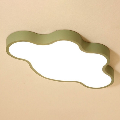 Modern Simplicity Cloud Flush Mount Light 1 Head Acrylic Flush Ceiling Lamp for Sleeping Room