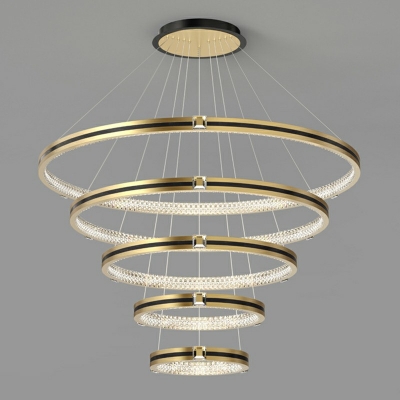 Modern Style Multi-layer Hanging Lights Pendant Light Fixtures for Living Room
