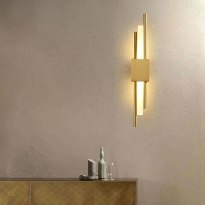 Simplicity Style Metal Indoor Wall Sconce Light LED Bedroom Wall Mount Light in Warm/White Light