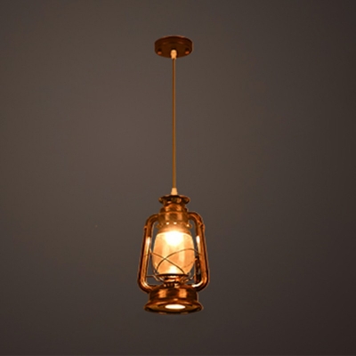 Industrial Vintage Marine Style Pendant Light Metal 1 Light Hanging Lamp for Restaurant
