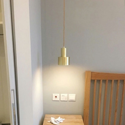 Modern Simplicity 1 Bulb Iron Shade Pendant Lamp Hanging Light for Dining Room