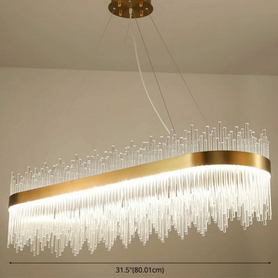 Modern Style Billiard Chandelier Crystal Hanging Ceiling Light for Living Room Bedroom