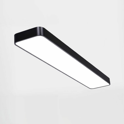 Modern Style LED Pendant Light Metal Acrylic Linear Hanging Light for Office Mall