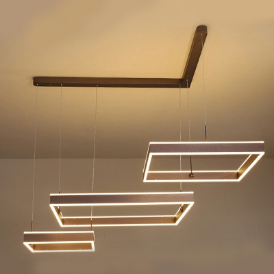 Modernist Multi-layer Hanging Lights Round Shape Pendant Light Fixtures for Dining Room Living Room
