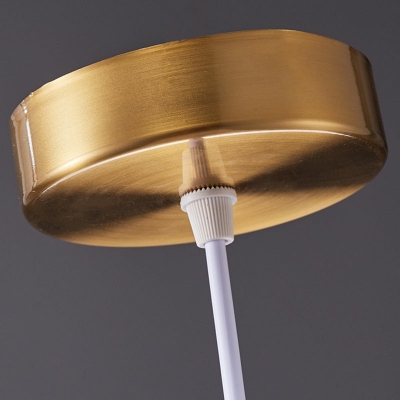 Single Light Cord Hung Hanging Lamp Kit with Crystal Minimalist Pendant Light