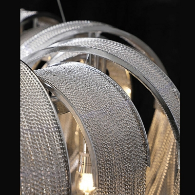 Tassel Shape Hanging Light Kit Chandelier for Hotel Lobby Dining Room