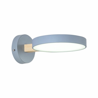Armed Wall Light Contracted Modern Metal and Acrylic Shade Wall Mount Light for Courtyard with Muti-Color