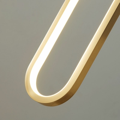 Geometric Suspended Lighting Fixture Pendant Lighting Fixture in 1-Light