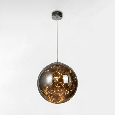 Gypsophila Glass Decorative Hanging Light Warm Light Globe Pendant Light for Shopwindow