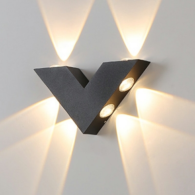 Minimalist Style Wall Sconce Lighting Metal Wall Lighting Fixtures for Outside Wall