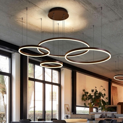 Modern Hanging Lights Multi-layer Chandelier for Living Room Dining Room