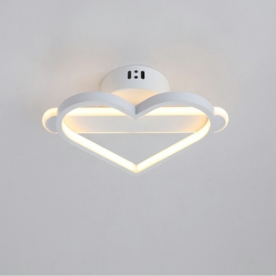 Modern Simplicity Style Heart Shaped Wall Mount Light Acrylic LED Wall Light Fixture for Corridor Aisle