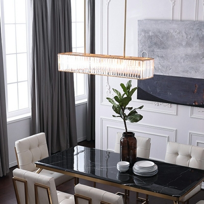 Modern Style Island Ceiling Light Crystal Chandelier for Living Room