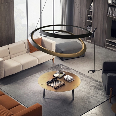 Modern Style Minimalist Chandelier Hanging Ceiling Lights for Living Room
