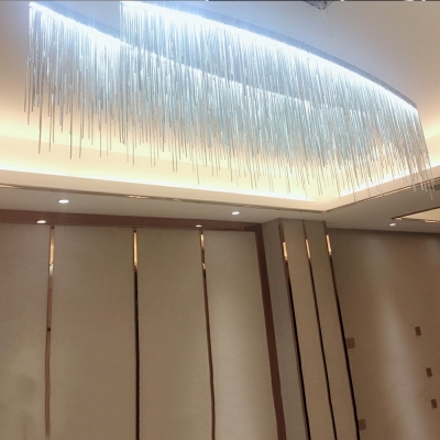 Postmodern Hanging Lights Crystal Chandelier for Living Room Dining Room Hotel Lobby