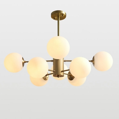 Contemporary Chandeliers 8 Head Ceiling Pendant Light for Living Room Bedroom