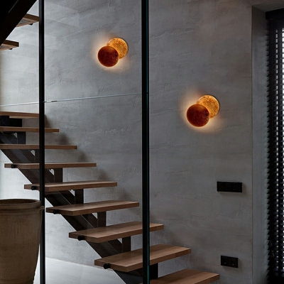Copper 1-Light Wall Light Modern Style Wall Light Fixture for Living Room