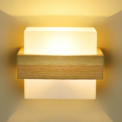 Square Wall Sconce Light 6
