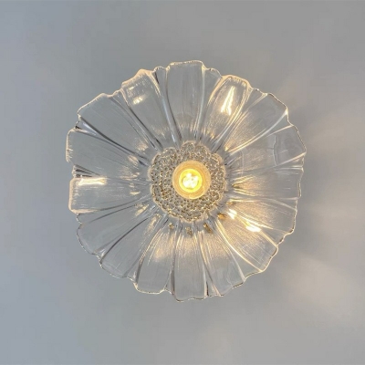 1-Light Ceiling Pendant Light Vintage Style Swag Lamp Prismatic Glass Hanging Lights