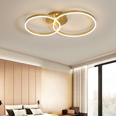 Minimalist Metal Acrylic Line Ceiling Light for Hall Bedroom and Kitchen