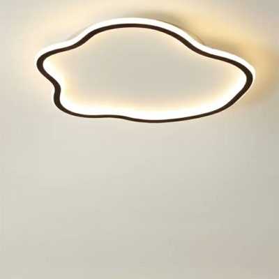 Modern Fashion Geometric Flush Light Acrylic Shade Ceiling Flush Mount for Living Room