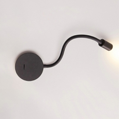 Modern Minimalist Iron Curl Wall Light Led Curved Wall Sconce for Living Room Bedroom Gallery