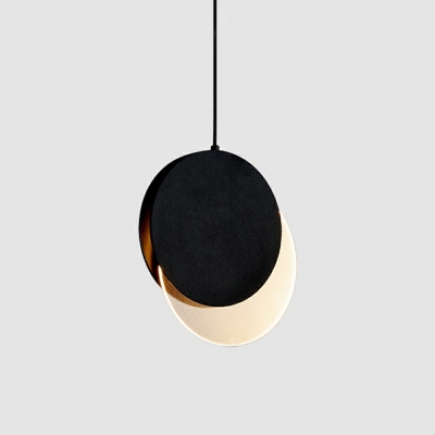 Modern Style Hanging Lamp Kit Single Light Integrated LED Suspension Pendant