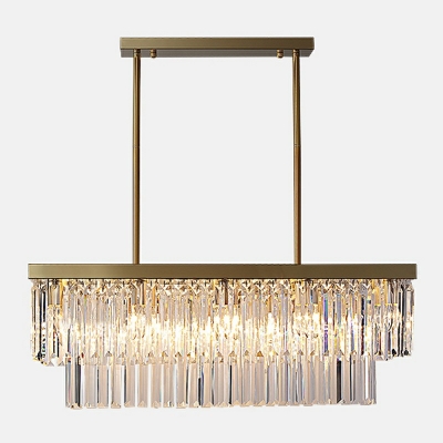 Modern Style Hanging Lights Crystal Pendant Lighting Fixtures for Living Room Bedroom Dining Room