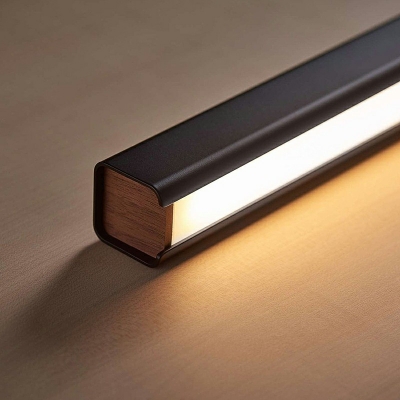 Single Light Linear Pendant Light Kit Integrated LED Pendant Light Fixture