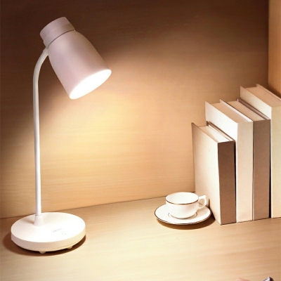 Macaroon Style 1 Bulb Night Table Light with USB Charging LED Eye-protection Table Lamp