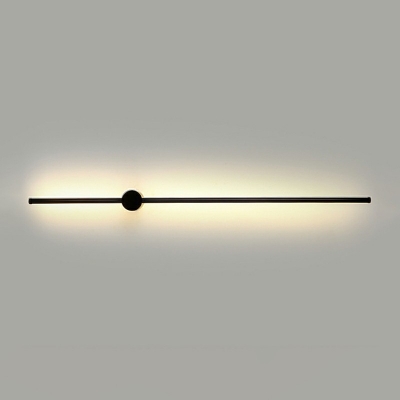 Modern Style Linear  Wall Lamp Metal 1 Light Wall Light for Bedroom