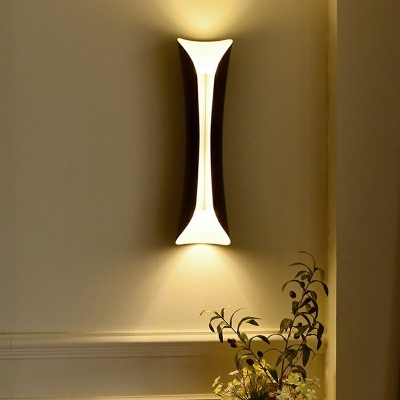 Post-modern Style 2-Bulb Metal Wall Mounted Light Sleeping Room Wall Sconce Light