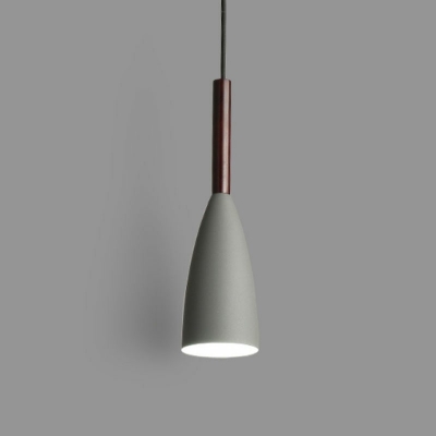 1-Light Modern Minimalist Style Hanging Lamp Funnel Ceiling Pendant Light