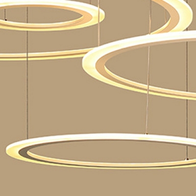 Multi-layer Hanging Lights Third Gear Chandelier for Living Room Dinning Room Restaurant