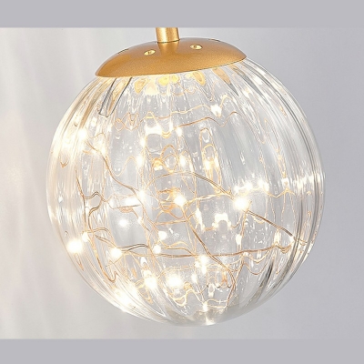 Simple Molecular Spherical Wall Lamp in Warm Light Exterior Wall Mounted Light Fixtures