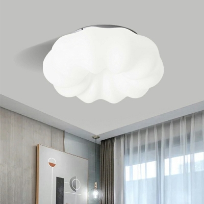 Cloud Shape Flush Crystal Ceiling Light 12