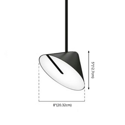 Contemporary Black Sconce Lights Natural Light Cone Shade Wall Light Sconce for Corridor Bedroom