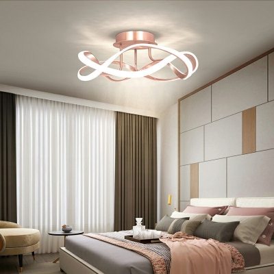 Modern Contracted Semi Flush Mount 20